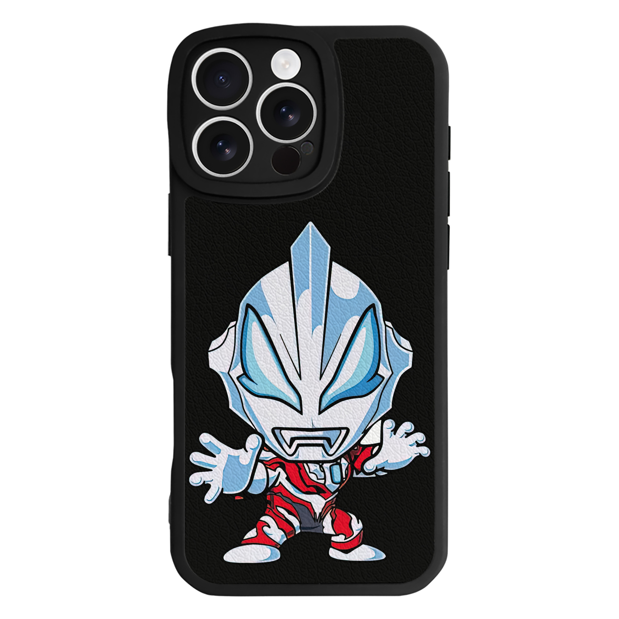 （画像用） ウルトラマン Ultraman 【iPhone 16シリーズ対応】シリコンスマホケース（レザー調） 材質：シリコン